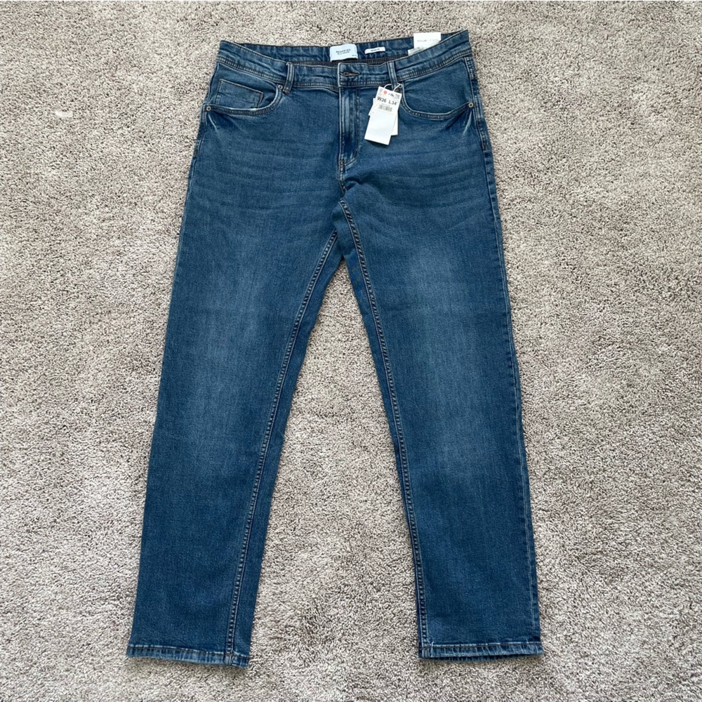 NWT Reserved Eco Aware Straight Regular Men’s Jeans Size 36/34